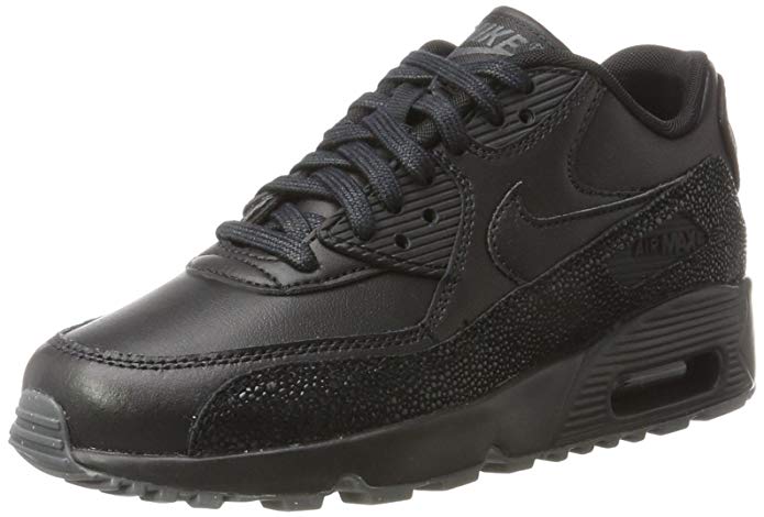 NIKE Kids Air Max 90 SE Leather (GS) Running Shoe